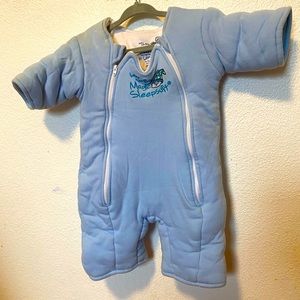 The Magic Sleepsuit Blue Large 6/9 Months Baby Sleep Sack Suit NWOT 18-21 lbs